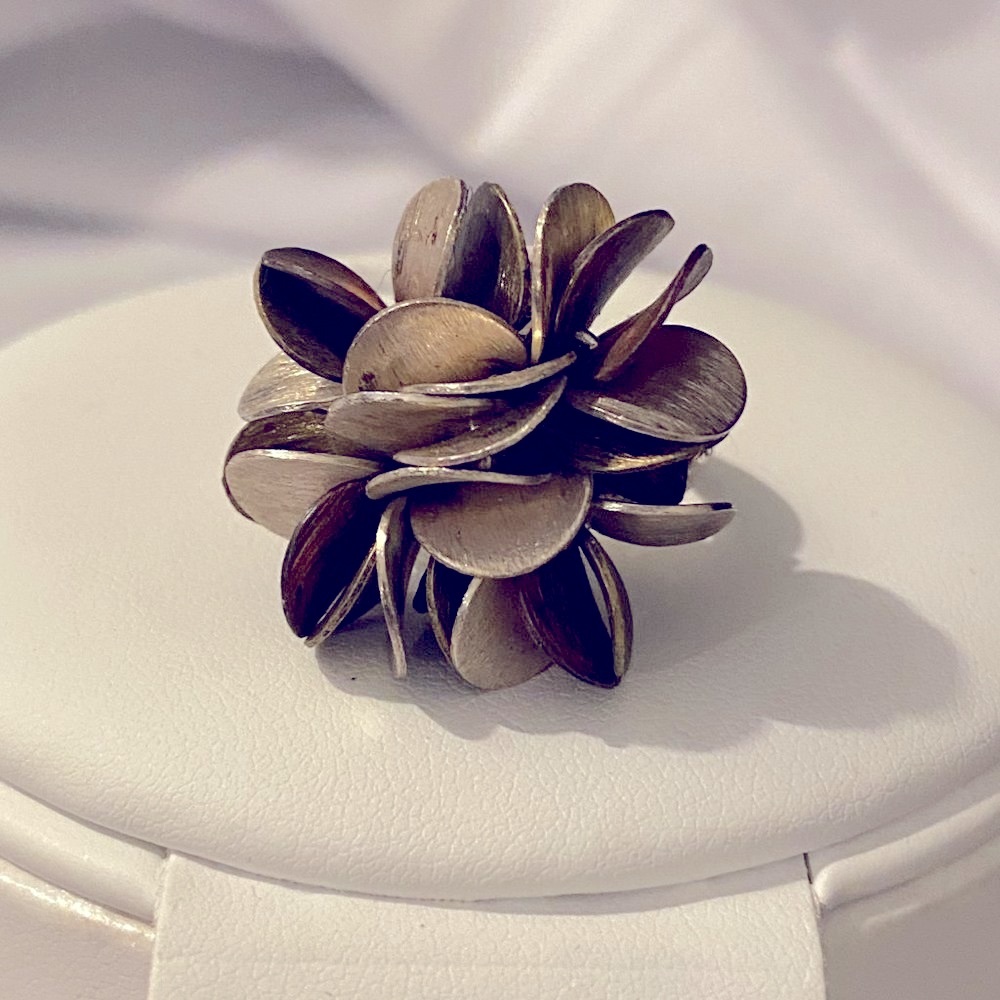 Rare SILPADA Retired Tricolor ChaCha 925 Sterling Silver Copper Brass Ring